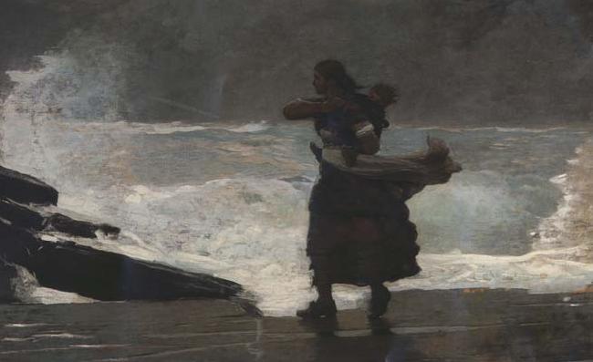 Winslow Homer The Gale (mk44) oil painting picture
